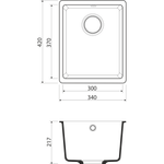 Кухонная мойка Omoikiri Kata-34-U-SA