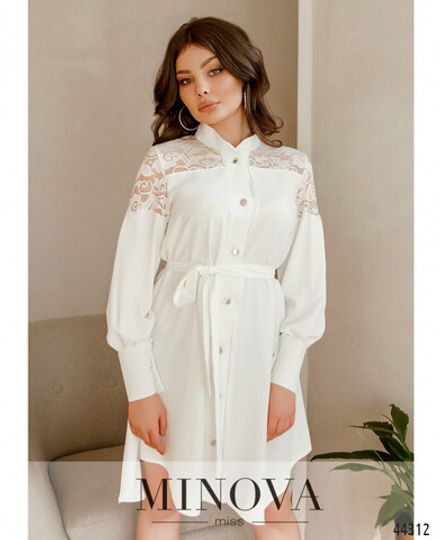 Платье 8633-молоко Minova Фото 2