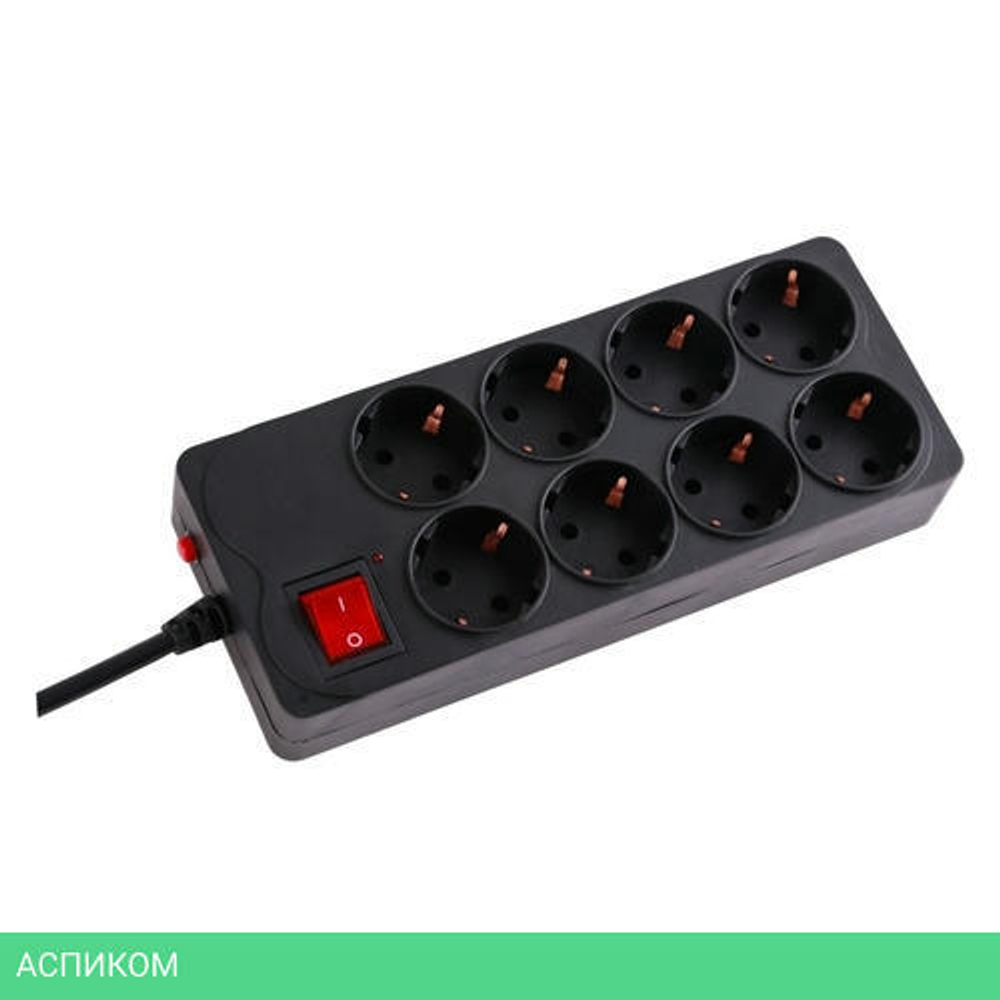 Сетевой фильтр Buro 800SH-3-B черный