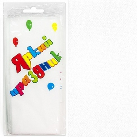 Скатерть одноразовая Белый 120*140 см.