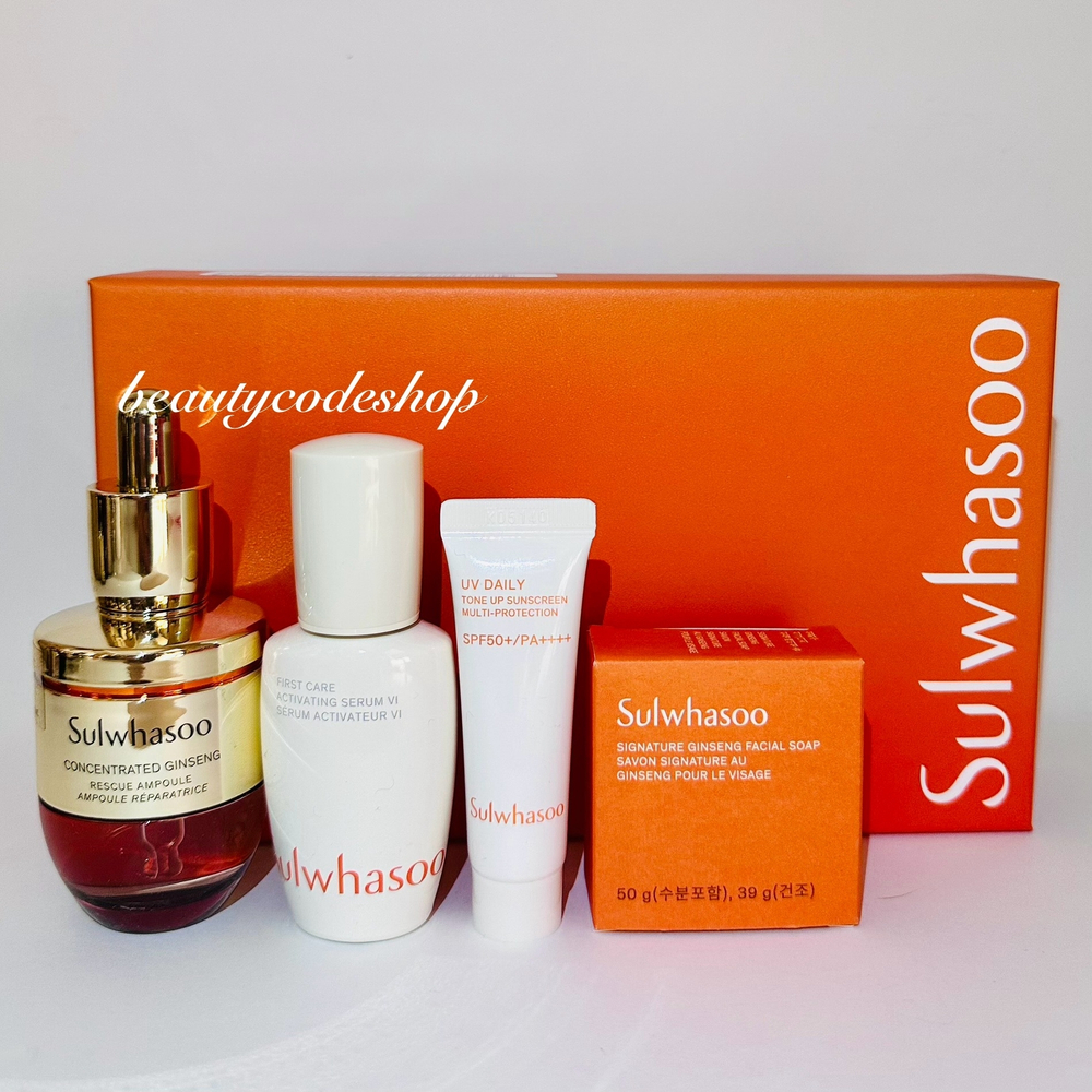 Сыворотка антивозрастная SULWHASOO Concentrated Ginseng Rescue Ampoule