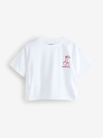 Футболка для девочки Next E44-339, 3 шт., Красный, Белый, Голубой