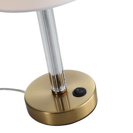 SL1404.304.01 Светильник настольный ST-Luce Латунь/Прозрачный E14*1 40W VERITAS