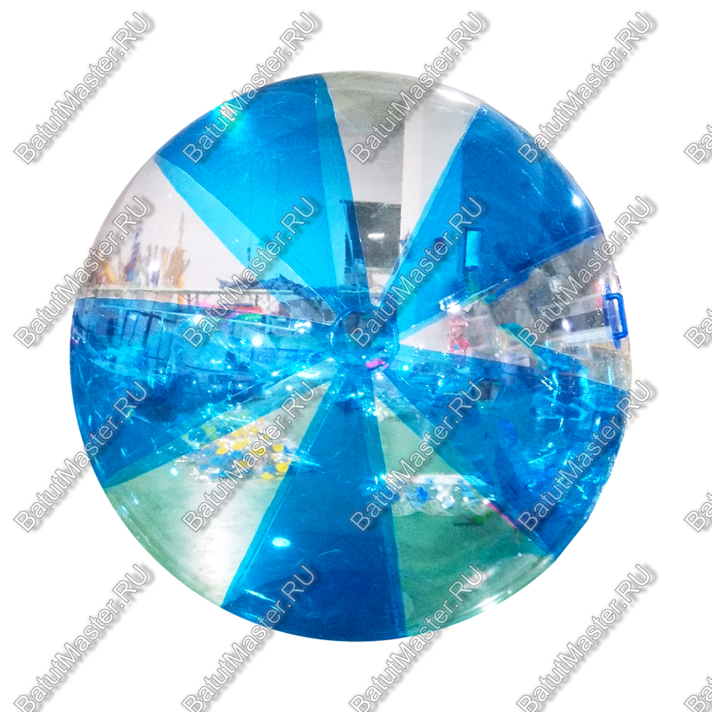 Аттракцион Водный шар ПВХ «Прозрачно-голубой» 1,8*1,8*1,8 м