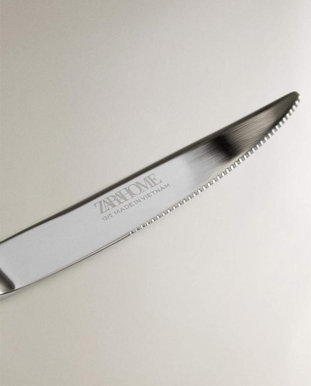 ZARA HOME СТАЛЬНОЙ НОЖ ДЛЯ МЯСА, СТАЛЬНОЙ СЕРЫЙ