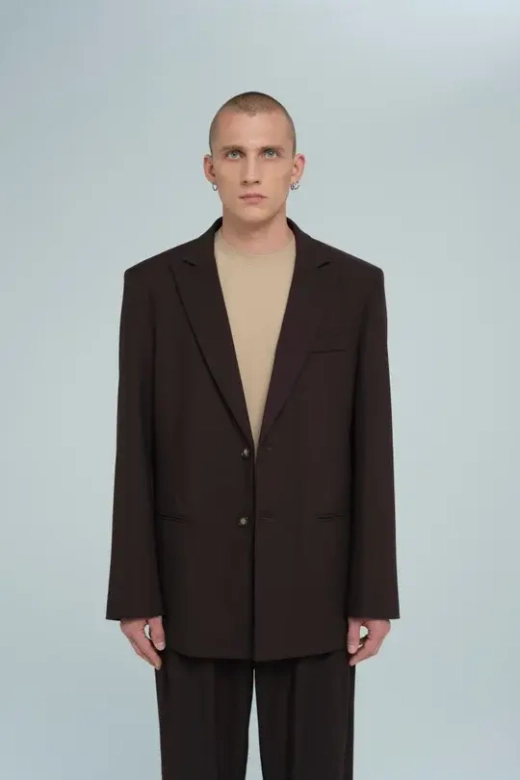 Пиджак однобортный | brown
