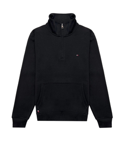 Свитшот Tommy Hilfiger Flag Logo Quater-Zip Black