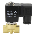 Two way normally closed with zero pressure differential electric solenoid valve Elephant VS2W-700 P-Z-NC PTFE G 24V, body material - brass, seal - PTFE, with coil YS-018 24V