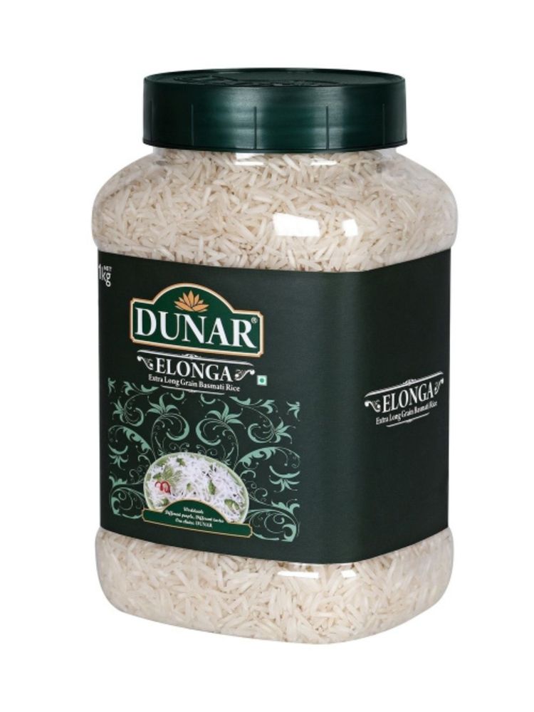 Рис Dunar Басмати Elonga Sella банка 1 кг 2 шт