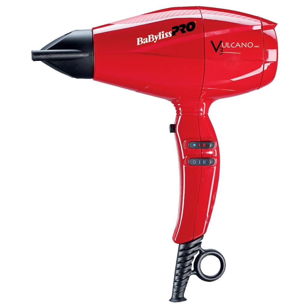 Профессиональный фен BaByliss PRO Vulcano V3 Ionic BAB6180IRE 2200W Red