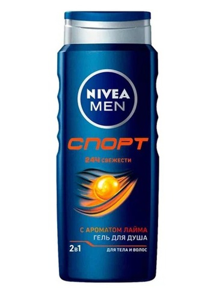 NIVEA ГЕЛЬ Д/ДУША МУЖ СПОРТ 500 МЛ*12