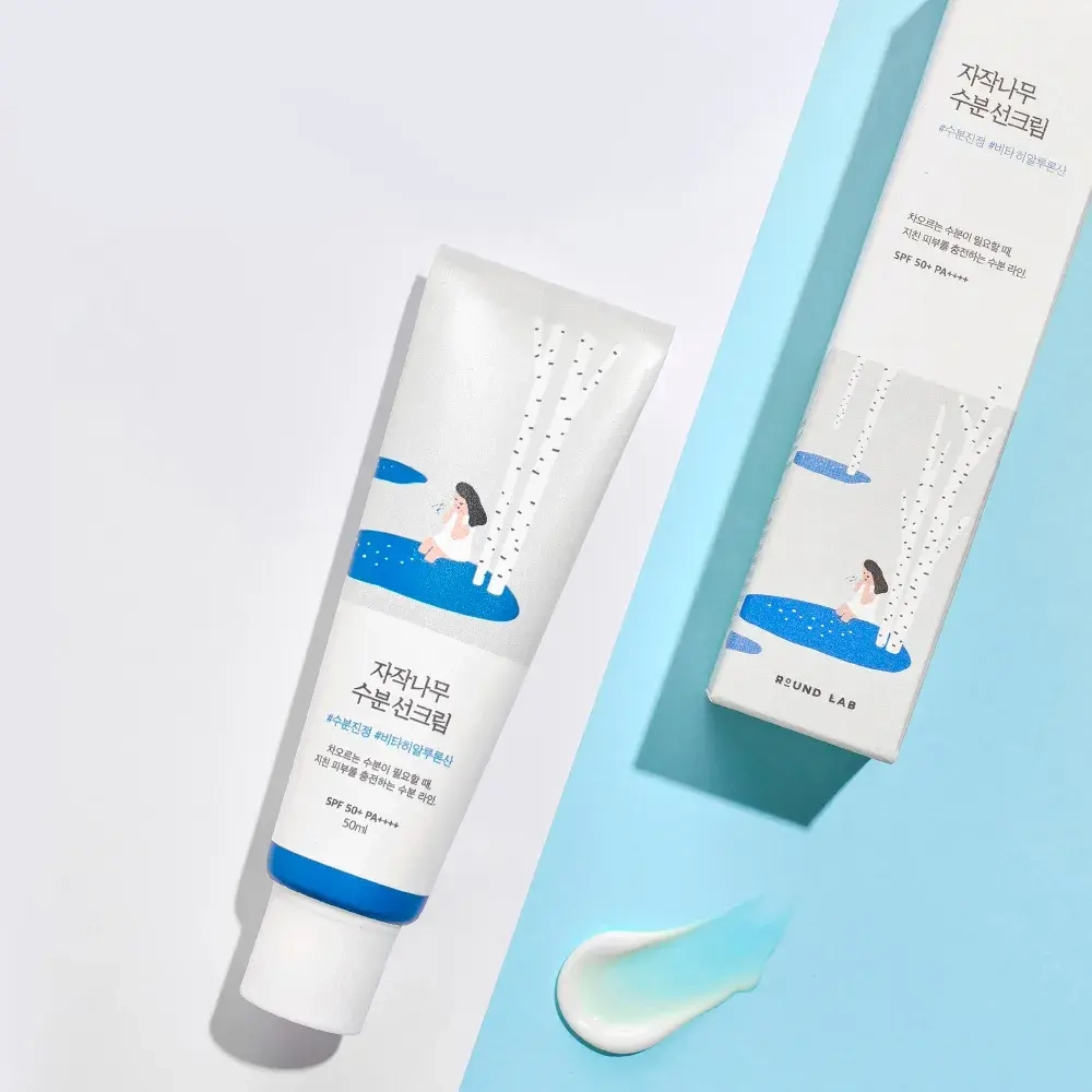 ROUND LAB Увлажняющий солнцезащитный крем Birch Juice Moisturizing Sunscreen (50 мл)