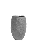 Кашпо TREEZ Effectory - Organic - Высокая чаша - Серый ледник