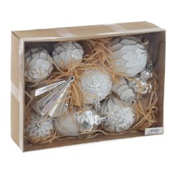 GAEM Набор из 12шт Украшение новогоднее "Шар", L22 W7 H17 см