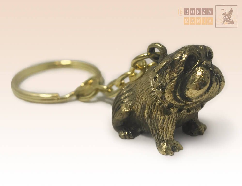 брелок Собака Бульдог английский (щенок)