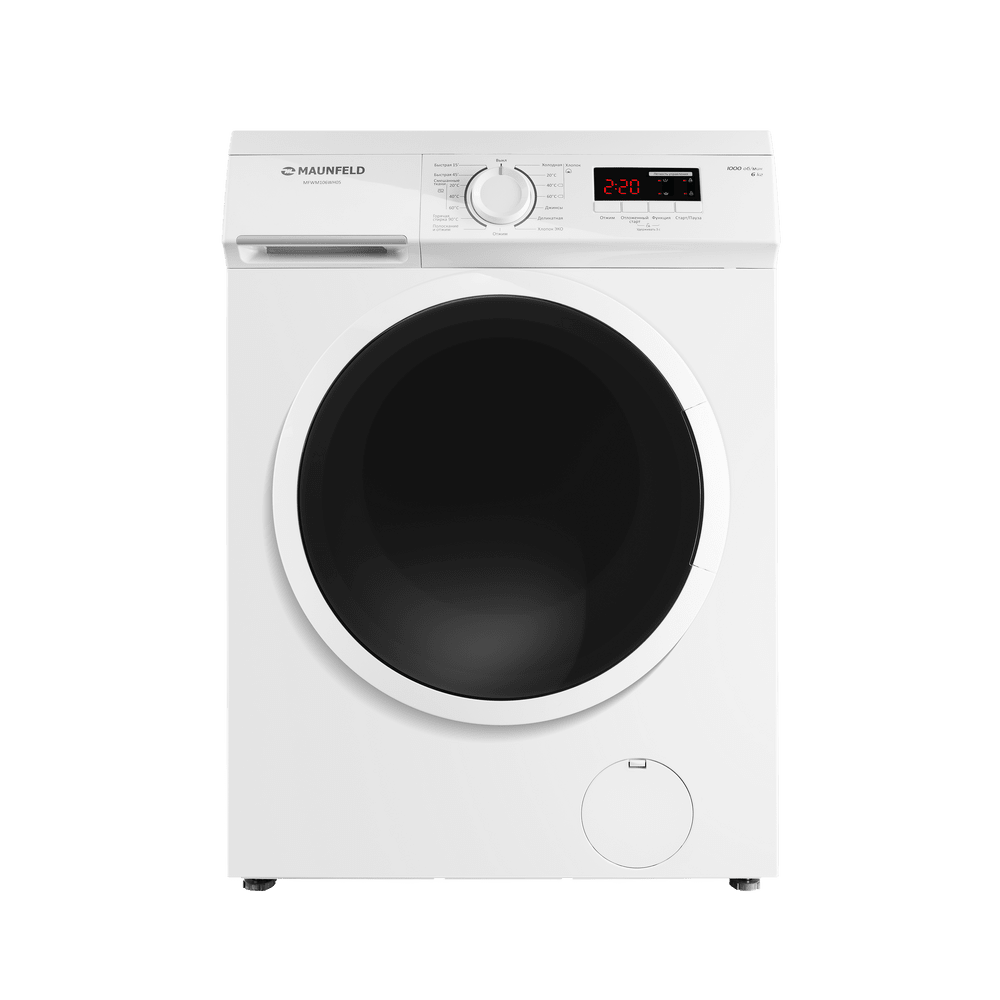 Стиральная машина  MAUNFELD MFWM106WH05 6 кг.
