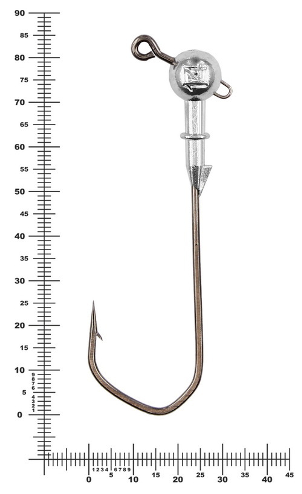 Джиг некрашеный Stinger Eye Jig, крючок Vido Craft VD-079 8/0 (3шт/уп)