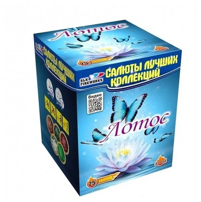 Фейерверк, батарея салютов Лотос 25 х 1,2"
