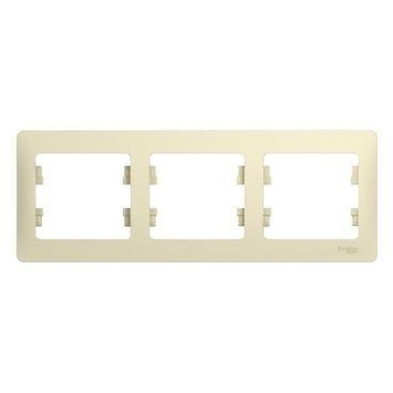 Рамка 3-м Glossa горизонт. беж. SE GSL000203