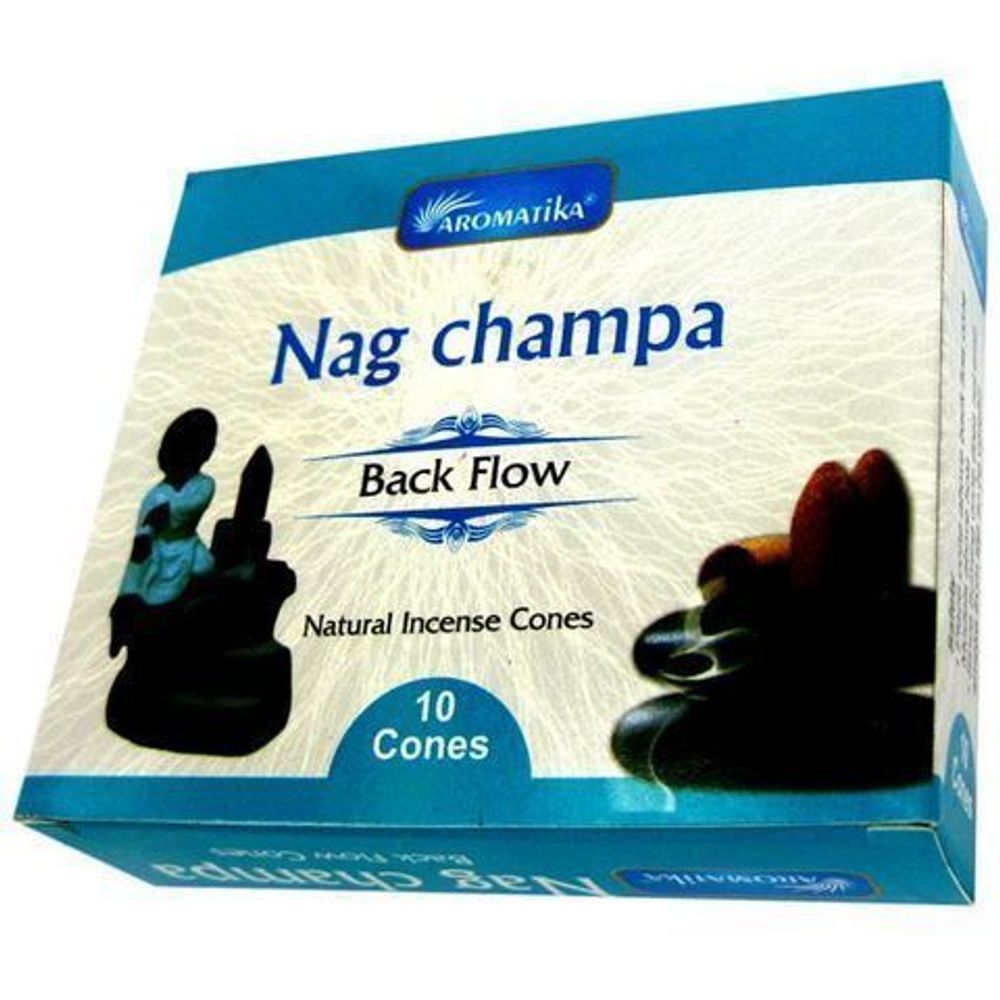 Aromatika Nag Champa Благовоние-конус Наг Чампа, пуля (стелющиеся)
