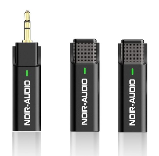 Микрофон для фото и видеокамер NOIR-audio Smart 2 Jack 3.5 DUOS, черный