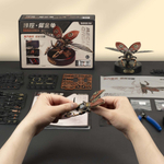 Жук-носорог (Rhinoceros Beetle) MI01 от ROKR - Конструктор, сборная механическая модель, 3D пазл, для интерьера