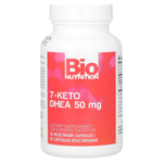 Bio Nutrition, 7-Keto, ДГЭА, 50 мг, 50 вегетарианских капсул