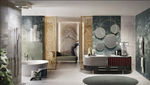Штанга для душа Gessi Anello h900 мм, настенная, цвет Finox Brushed Nickel
