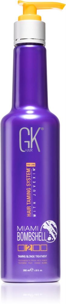 GK Hair Miami Bombshell - Увлажняющая разглаживающая маска для обесцвеченных или мелированных волос /   280  ml  / GTIN 815401019434