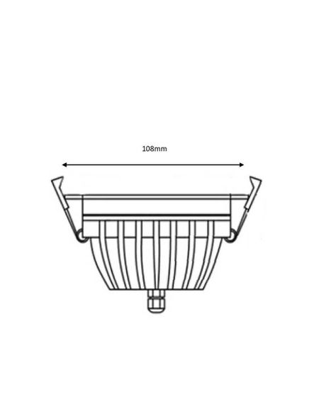 Встраиваемый светодиодный светильник Lucide Cimic-Led 22957/12/12