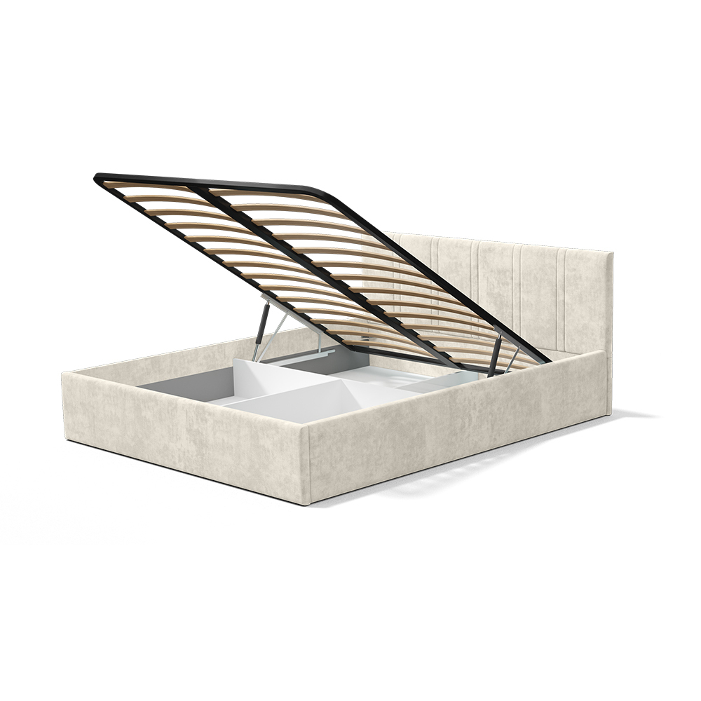 Кровать двуспальная 160 Ника КР-18 миндаль