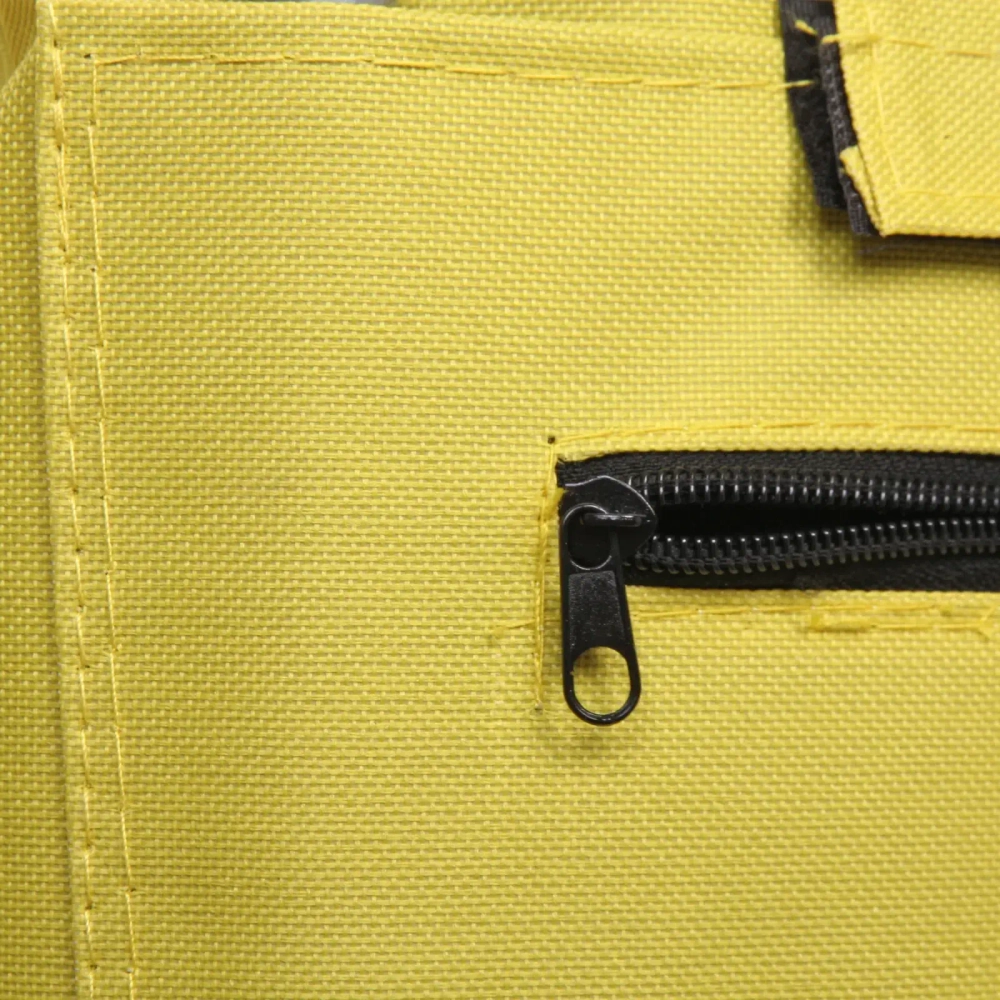 Тележка хозяйственная с сумкой (86*32*28см, колеса 14см,грузоподъемность до 15 кг) желтая ST-821