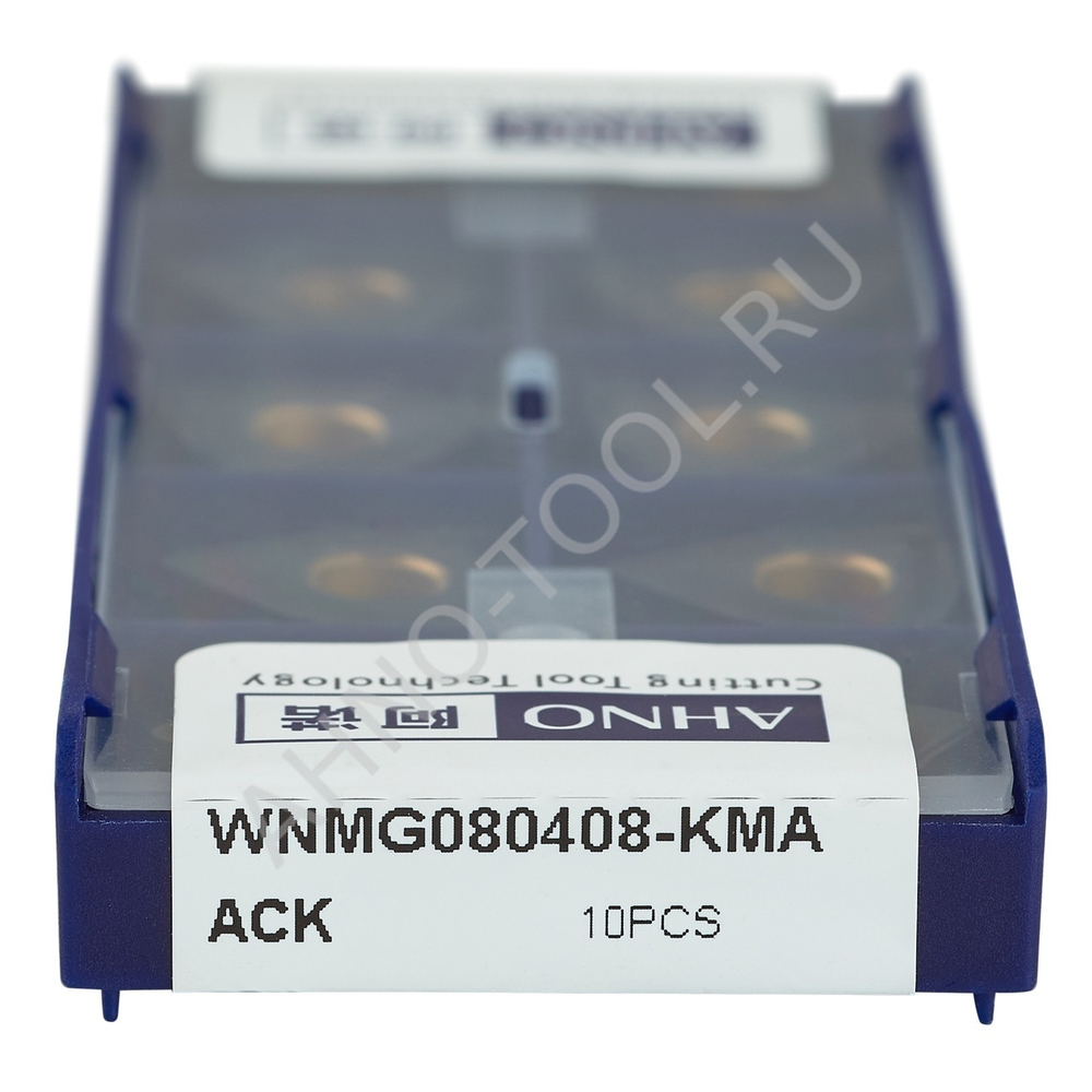 Пластина твердосплавная ISO WNMG080408-KMA ACK10E AHNO по чугуну, чистовая