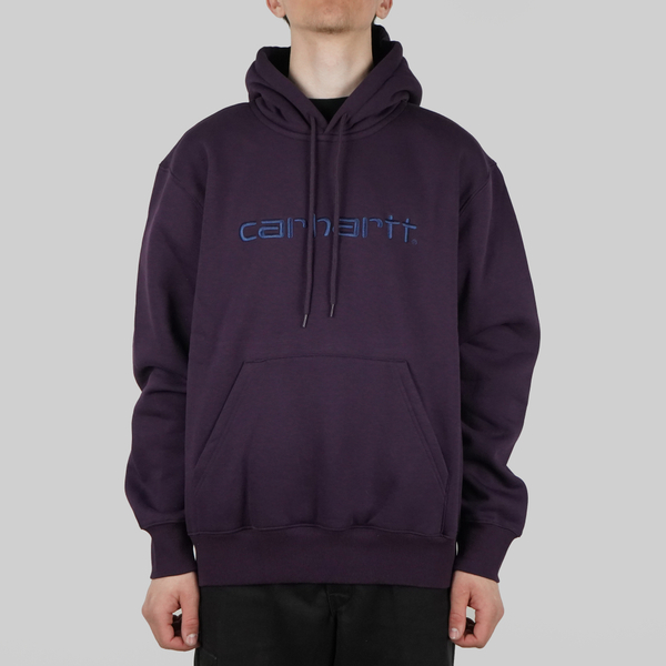 Толстовка мужская Carhartt WIP Hooded Sweatshirt артикул:I030230_darkred - купить в магазине Дайс