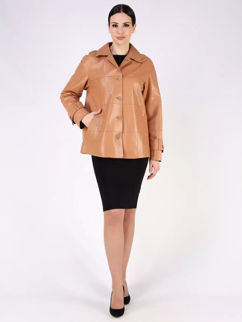 Кожаная куртка демисезонная Турция