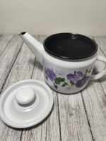 Чайник зав 1л Анютины глазки (12шт) с27074П2