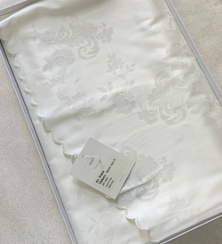 Скатерть 220 и 12 салфеток Palombella Svezia сливочные