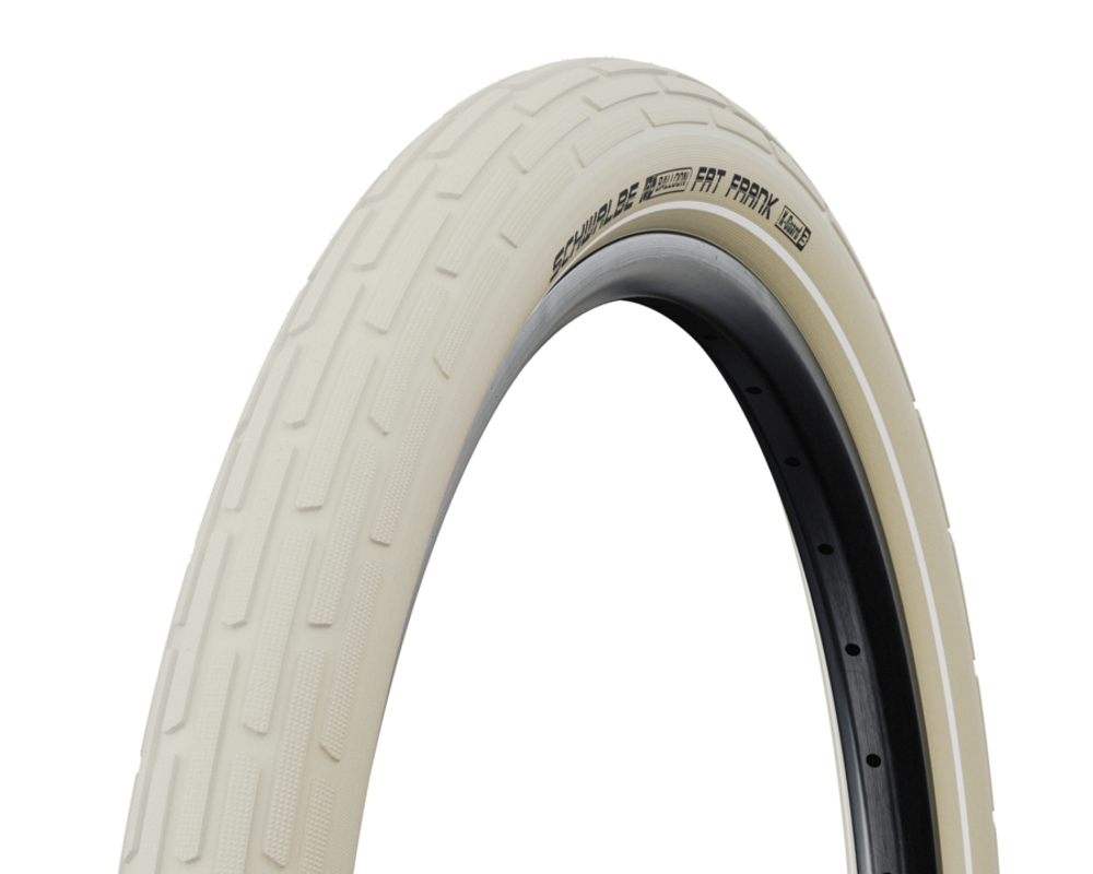 Покрышка 26x2.35 (60-559) 05-11133372.01 FAT FRANK K-Guard, TwinSkin C/C+RT (светоотр полоса) HS375 SBC 50EPI кремовая SCHWALBE