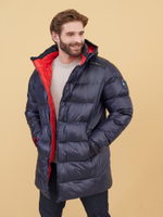 Стёганый пуховик SIZE+ с капюшоном