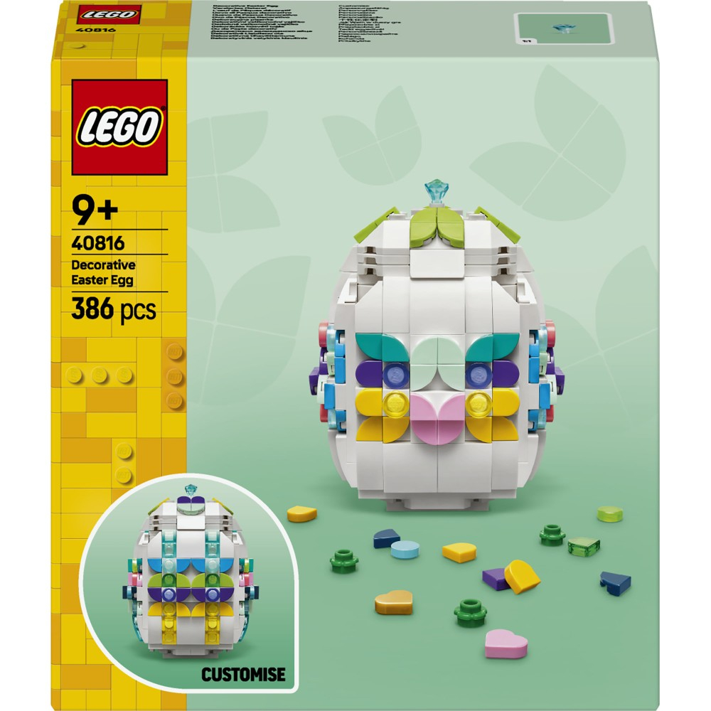 Конструктор LEGO Iconic 1750 40816 Декоративное пасхальное яйцо — фото 3