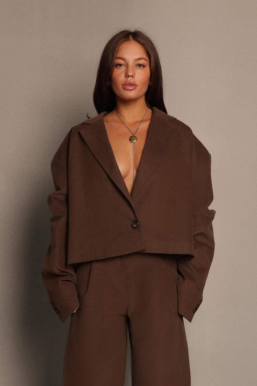 Жакет из вельвета