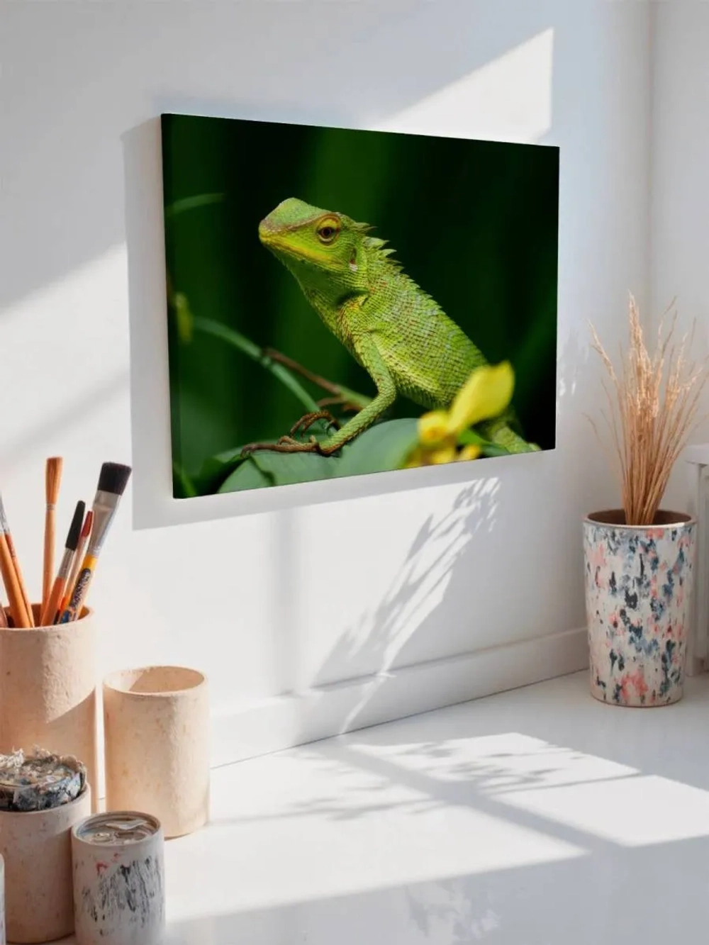 Картина на стену 40 X 50 Ящерица