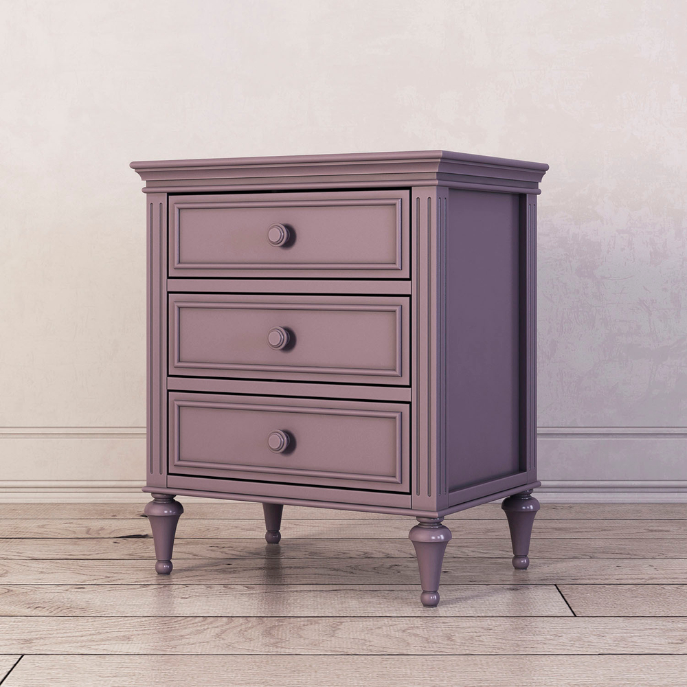 Тумба прикроватная с 3-я ящиками Riverdi