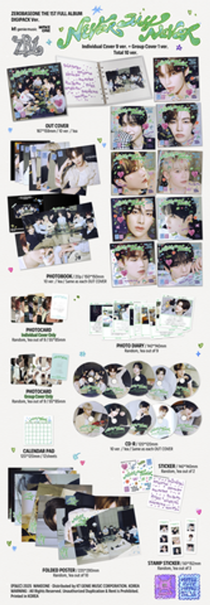 Альбом ZEROBASEONE - NEVER SAY NEVER (DIGIPACK Ver.)