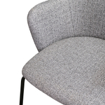 Стул dwight, рогожка, светло-серый