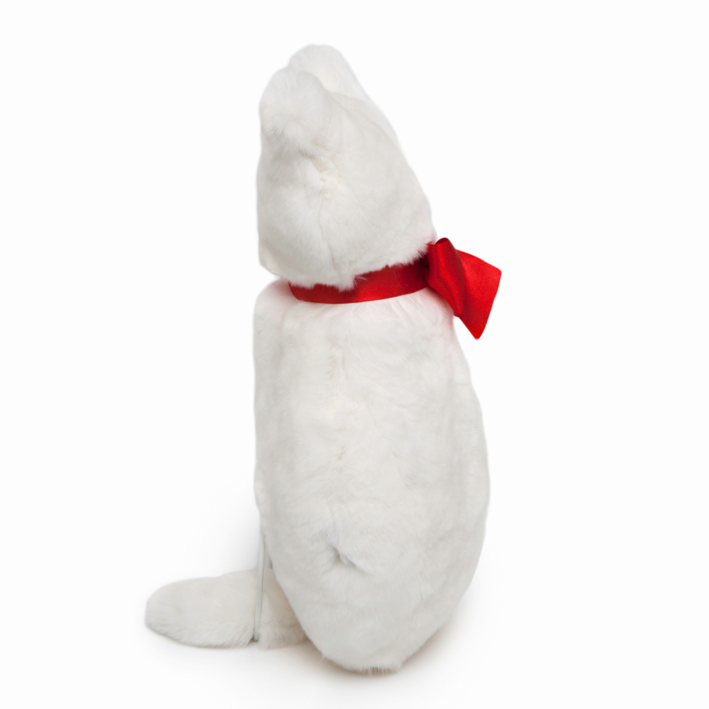 Подушка "Котик обиделся" (белая)