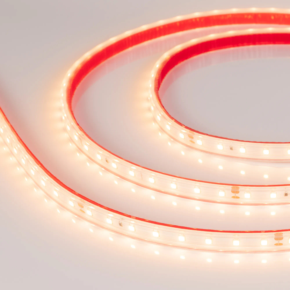 Светодиодная лента герметичная RTW-PS-A80-10mm 24V Warm3000 (6 W/m, IP67, 2835, 50m) (Arlight, 6 Вт/м, IP67) 024531(2)