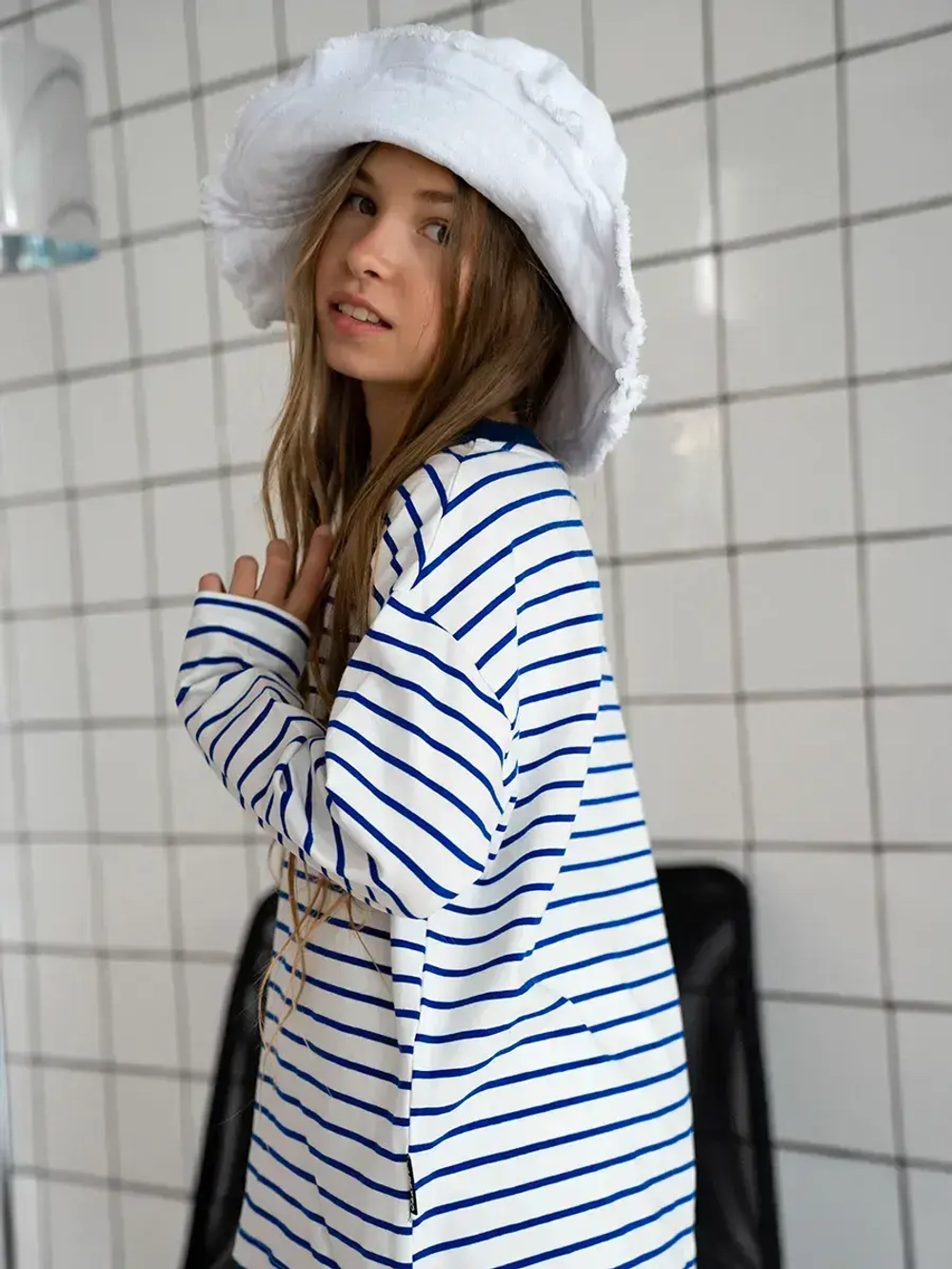 Лонгслив для девочки осенний