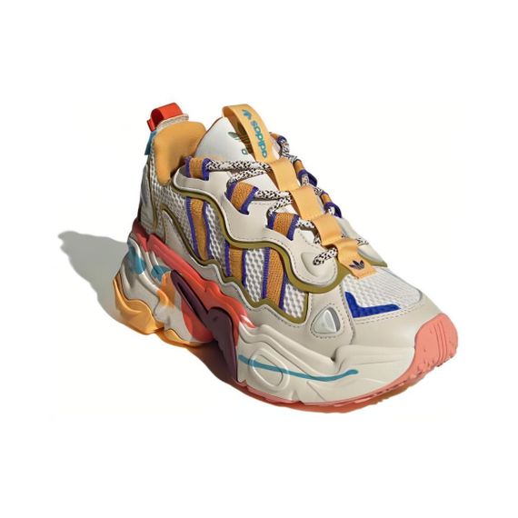 adidas originals Ozthemis Толстоподошвенные кроссовки Низкие Топ Бежевые Белые Коричневые Женские