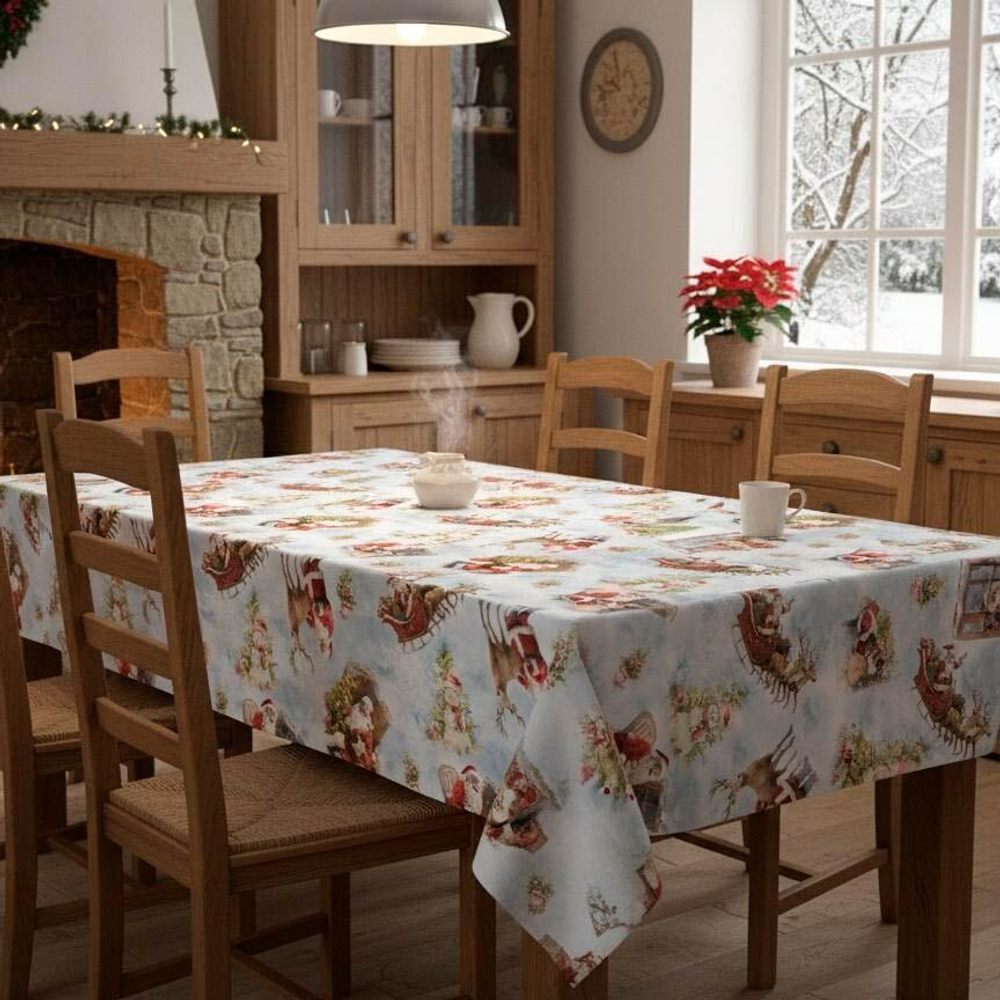 Клеенка МИРЕЛЛА 140см*20м (Новый год), 222А